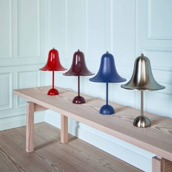 VERPAN Pantop stolová lampa červená lesklá
