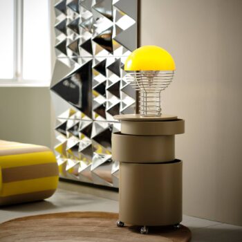 VERPAN Wire Malá stolová lampa, žltá