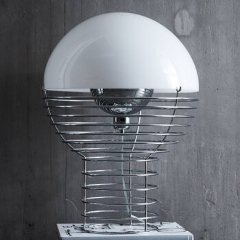 VERPAN Wire Veľká stolová lampa, biela