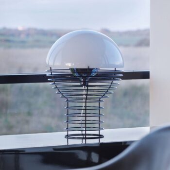 VERPAN Wire Veľká stolová lampa, biela