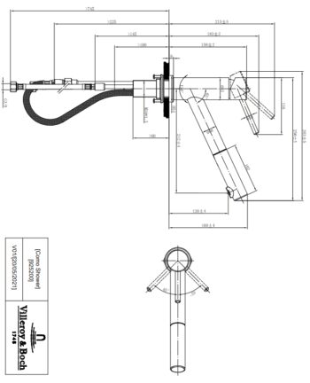 VILLEROY & BOCH VILLEROY & BOCH - Drezová batéria Como Shower Nerez, leštený 925200LE