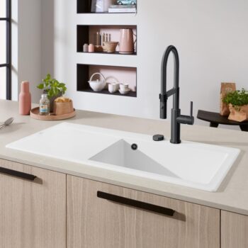 VILLEROY & BOCH VILLEROY & BOCH - Drezová batéria Steel Expert Compact, odnímateľná sprcha, antracit 92730005