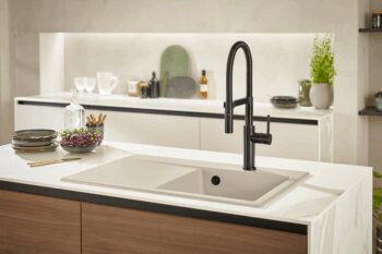 VILLEROY & BOCH VILLEROY & BOCH - Drezová batéria Steel Expert Compact, odnímateľná sprcha, antracit 92730005