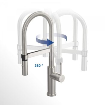 VILLEROY & BOCH VILLEROY & BOCH - Drezová batéria Steel Expert Compact, odnímateľná sprcha, nerez 927300LC