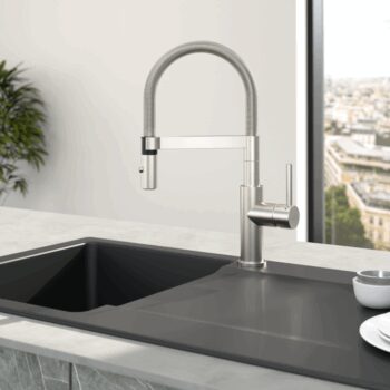 VILLEROY & BOCH VILLEROY & BOCH - Drezová batéria Steel Expert Compact, odnímateľná sprcha, nerez 927300LC