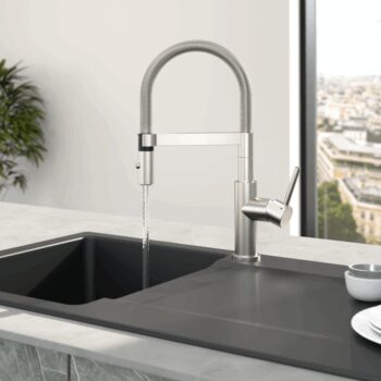 VILLEROY & BOCH VILLEROY & BOCH - Drezová batéria Steel Expert Compact, odnímateľná sprcha, nerez 927300LC