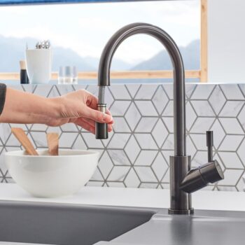 VILLEROY & BOCH VILLEROY & BOCH - Drezová batéria Umbrella Flex Anthracite 92540005