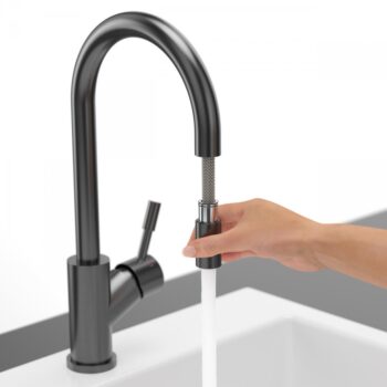 VILLEROY & BOCH VILLEROY & BOCH - Drezová batéria Umbrella Flex Anthracite 92540005