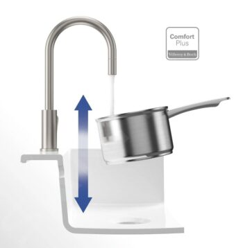 VILLEROY & BOCH VILLEROY & BOCH - Drezová batéria Umbrella Flex Nerez, leštený 925400LE