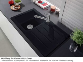 VILLEROY & BOCH VILLEROY & BOCH - Keramický drez Architectura 50 Cream nástavný 860 x 510 bez excentra 335001KR
