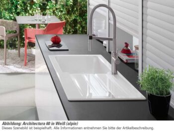 VILLEROY & BOCH VILLEROY & BOCH - Keramický drez Architectura 60 Cream nástavný 1000 x 510 bez excentra 336001KR