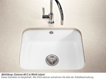 VILLEROY & BOCH VILLEROY & BOCH - Keramický drez Cisterna 60C chromit podstavný 550 x 440 bez excentra 670601J0