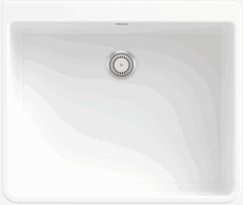 VILLEROY & BOCH VILLEROY & BOCH - Keramický drez Farmhouse 60 X (= Spülstein 60 X) White alpin modulový 595 x 500 x 200 bez excentra 636001R1