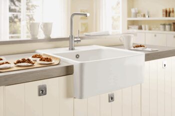 VILLEROY & BOCH VILLEROY & BOCH - Keramický drez Single-bowl sink Stone white modulový 595 x 630 x 220 bez excentra 632061RW