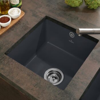 VILLEROY & BOCH VILLEROY & BOCH - Keramický drez Subway 50 SU Graphit podstavný 440 x 440 bez excentra 332501i4