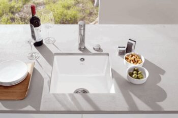 VILLEROY & BOCH VILLEROY & BOCH - Keramický drez Subway 50 SU White alpin podstavný 440 x 440 bez excentra 332501R1