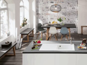 VILLEROY & BOCH VILLEROY & BOCH - Keramický drez Subway Style 50 Stone white nástavný 900 x 510 bez excentru 335101RW