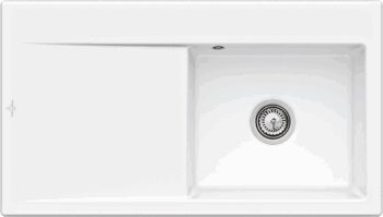 VILLEROY & BOCH VILLEROY & BOCH - Keramický drez Subway Style 50 White alpín nadstavný 900 x 510 bez excentru 335101R1