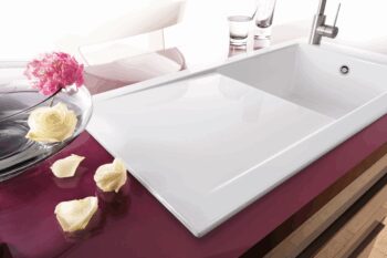 VILLEROY & BOCH VILLEROY & BOCH - Keramický drez Timeline 50 White alpin nástavný 900 x 510 bez excentra 330701R1