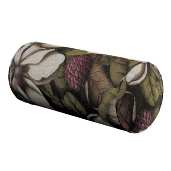 Valček jednoduchý, béžový a zelený kvetinový motív, Ø 16 x 40 cm, Eden, 144-24