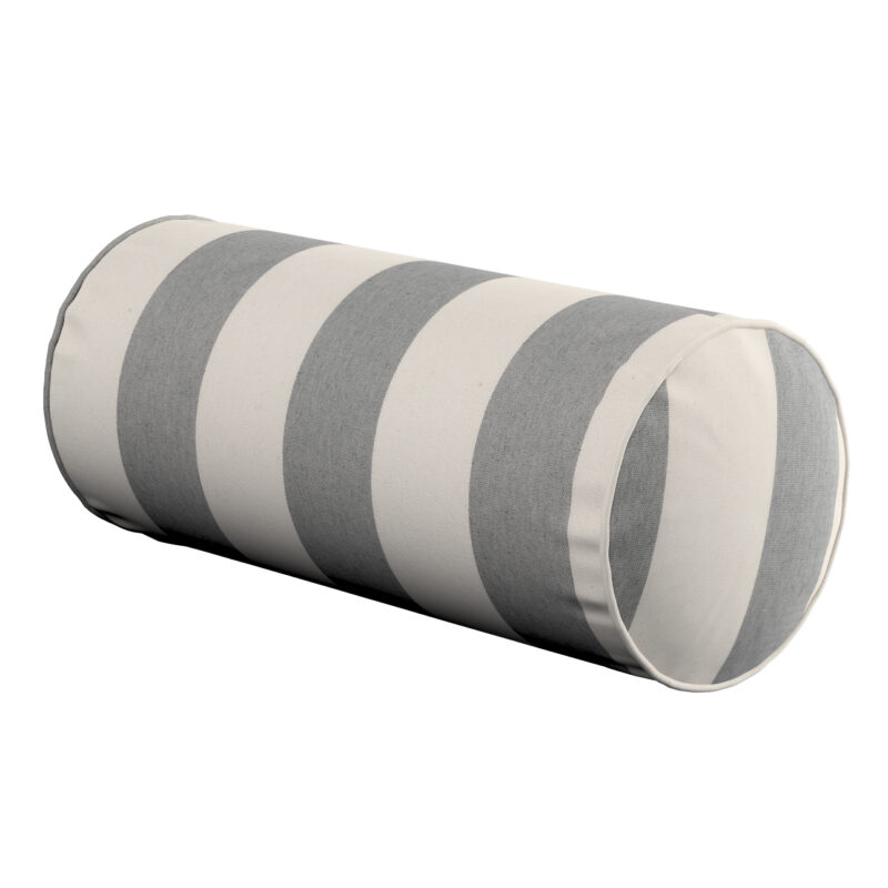 Valček jednoduchý, biało-szare pionowe pasy, Ø 16 x 40 cm, Quadro, 143-91 Valček jednoduchý, biało-szare pionowe pasy, Ø 16 x 40 cm, Quadro, 143-91