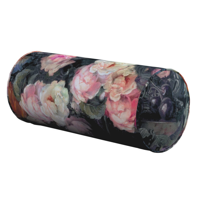 Valček jednoduchý, farebné kvety na tmavom pozadí, Ø 16 x 40 cm, Gardenia, 161-02 Valček jednoduchý, farebné kvety na tmavom pozadí, Ø 16 x 40 cm, Gardenia, 161-02