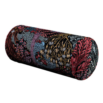 Valček jednoduchý, farebný kvetinový motív na čiernom pozadí, Ø 16 x 40 cm, Intenso Premium, 144-26