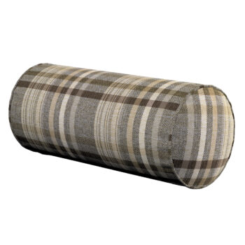 Valček jednoduchý, hnedo - béžové káro, Ø 16 x 40 cm, Edinburg, 703-17