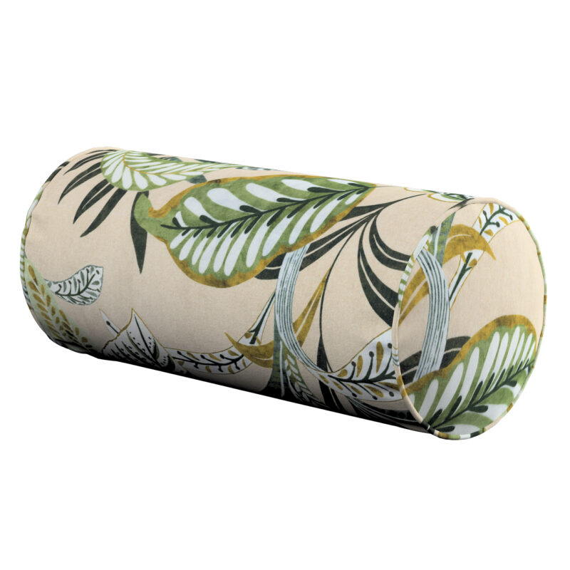 Valček jednoduchý, olivovozelené kvety na ľanovom podklade, Ø 16 x 40 cm, Tropical Island, 142-96 Valček jednoduchý, olivovozelené kvety na ľanovom podklade, Ø 16 x 40 cm, Tropical Island, 142-96