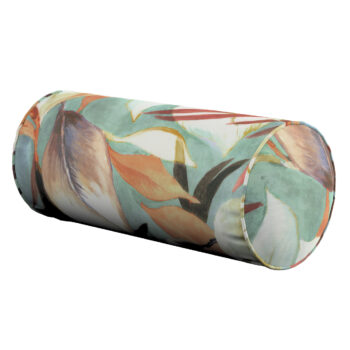 Valček jednoduchý, oranžovo-gaštanovo-žlté listy na pozadí mäty, Ø 16 x 40 cm, Abigail, 143-61