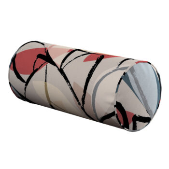 Valček jednoduchý, ružové a sivé kvetinové motívy, Ø 16 x 40 cm, Eden, 144-21