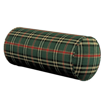 Valček jednoduchý, zeleno - červené káro, Ø 16 x 40 cm, Quadro, 142-69