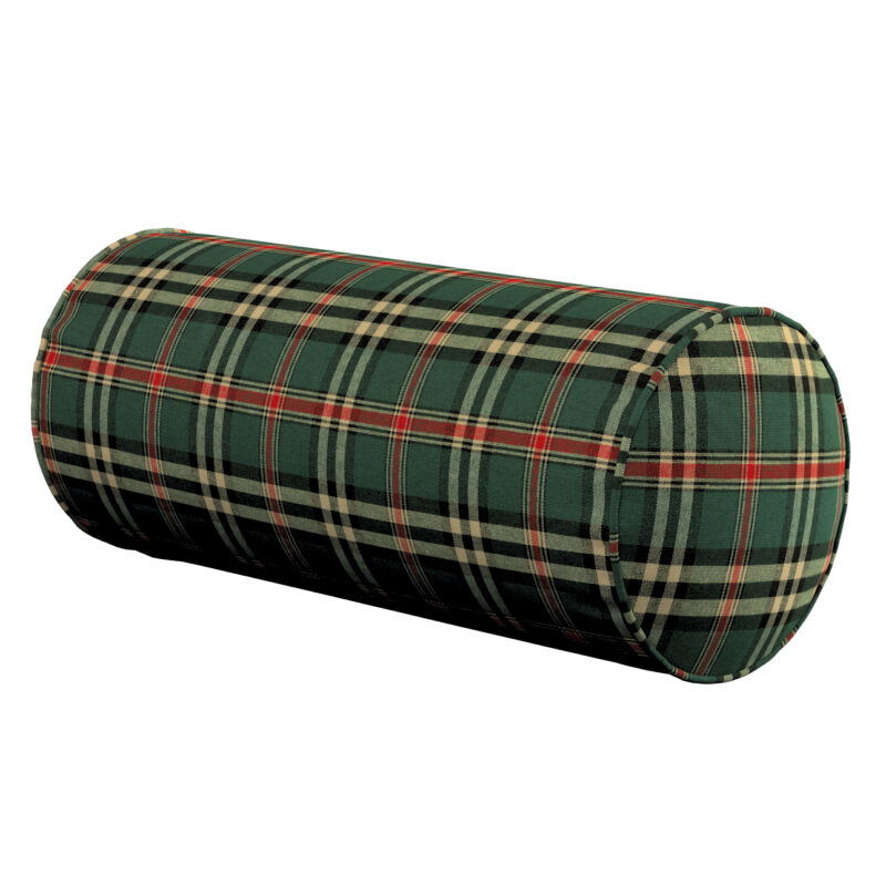 Valček jednoduchý, zeleno - červené káro, Ø 16 x 40 cm, Quadro, 142-69 Valček jednoduchý, zeleno - červené káro, Ø 16 x 40 cm, Quadro, 142-69