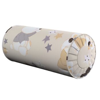 Valček so záložkami, Králiky na krémovom podklade, Ø 20 x 50 cm, Adventure, 141-85