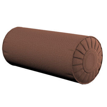 Valček so záložkami, hnedá, Ø 20 x 50 cm, Loneta, 133-09