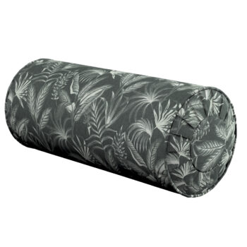 Valček so záložkami, listy na čiernom podklade, Ø 20 x 50 cm, Flowers, 143-73