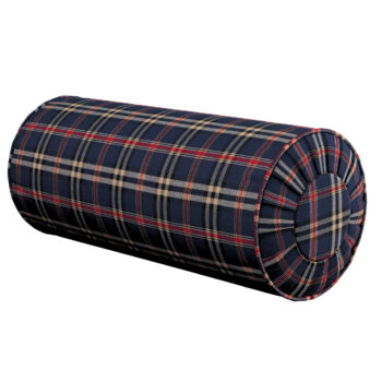 Valček so záložkami, modro - červené káro, Ø 20 x 50 cm, Quadro, 142-68