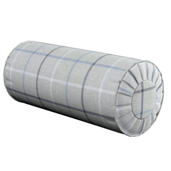 Valček so záložkami, šedo - modré káro, Ø 20 x 50 cm, Edinburg, 703-18