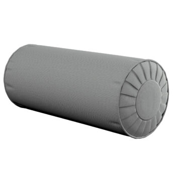 Valček so záložkami, sivá, Ø 20 x 50 cm, Loneta, 133-24