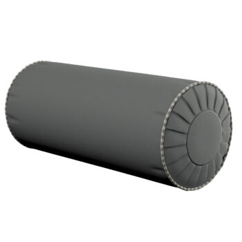 Valček so záložkami, sivá, Ø 20 x 50 cm, Quadro, 136-14