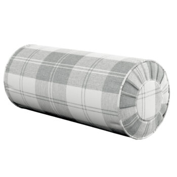 Valček so záložkami, sivo - biele káro, Ø 20 x 50 cm, Edinburg, 115-79