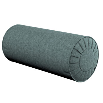 Valček so záložkami, sivo - modrý šenil, Ø 20 x 50 cm, City, 704-85