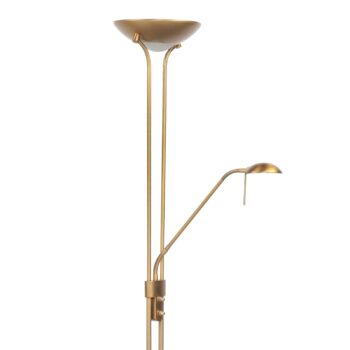 Variabilné stropné LED svietidlo Lunaria s lampičkou na čítanie
