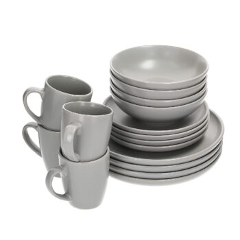 Večerný set Vivo Grey 4/16, 28 x 28 x 30 cm