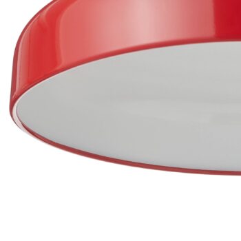 Veľká závesná lampa Brasilia v červenej