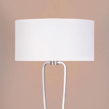 Veľkolepá stojaca lampa PARIS v nikle