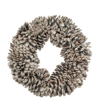 Veniec Winter Cone ⌀30cm natural, 30 x 8 cm