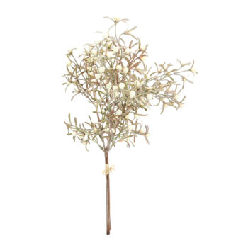Vetvička White Berries 41cm, 30 x 41cm