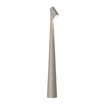 Vibia Africa LED stolová lampa výška 45 cm tmavá béžová