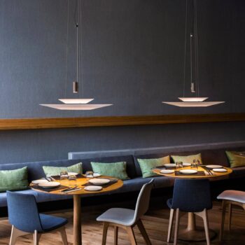 Vibia Flamingo LED závesné tienidlo nahor